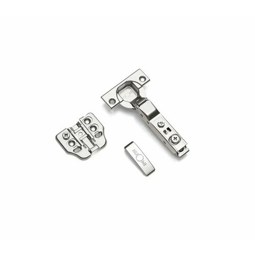 Петля мебельная Nuomi с 3D регулировкой, двухсекционный шарнир, 105 градусов, Полунакладная