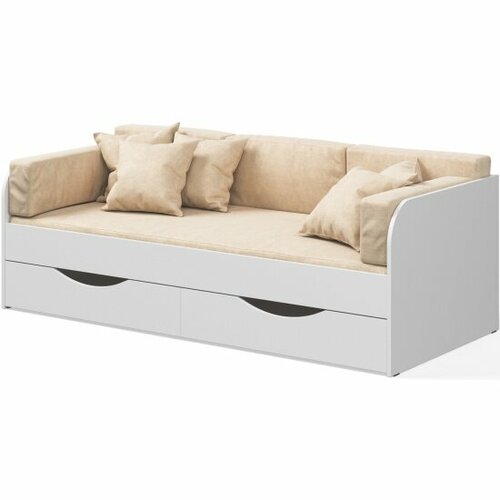 Подростковая кровать Seven Dreams Belden с ящиками, белый