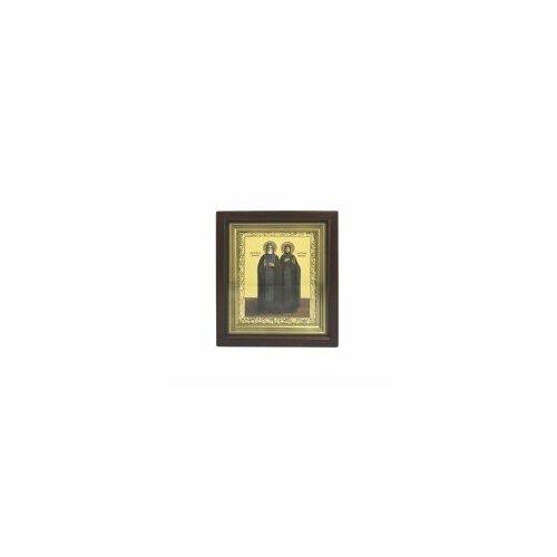 икона в киоте 2 11 13 сложный фото мария магдалина 56349 Икона в киоте 11*13 сложный канвас, риза-рамка зол. Кирилл и Мария #59537