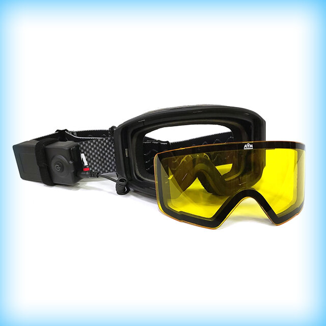 Камуфляж снегоходные очки кроссовая маска двойная линза+жесткий кофр+чехол