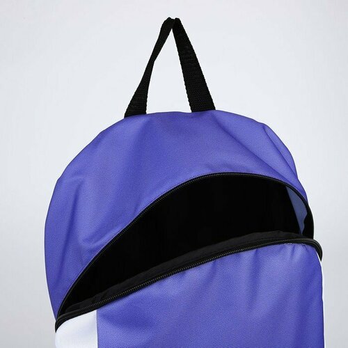 Рюкзак текстильный 46х30х10 см, вертикальный карман, цвет фиолетовый (комплект из 2 шт)