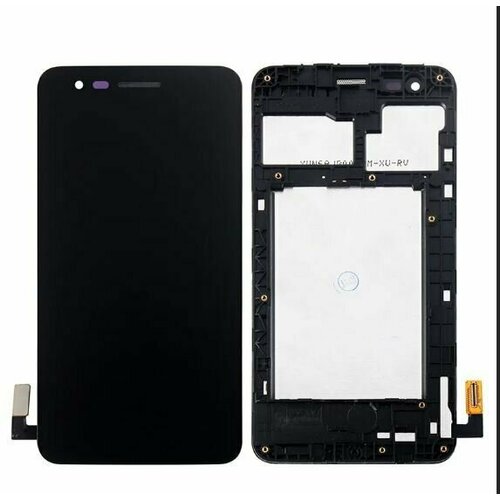 Дисплей для LG K7 2017 (X230DS) с тачскрином в рамке черный (модуль)