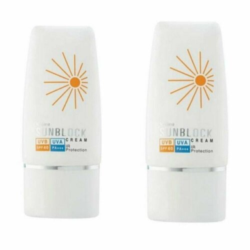 Крем для лица Mistine, Sun Block Cream SPF 40 PA+++, солнцезащитный, 30 г, 2 уп