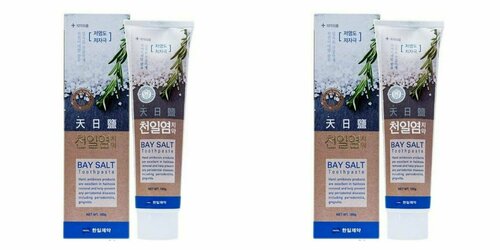 Зубная паста Hanil, Bay Salt Toothpaste, c натуральной морской солью, 180 г, 2 уп.