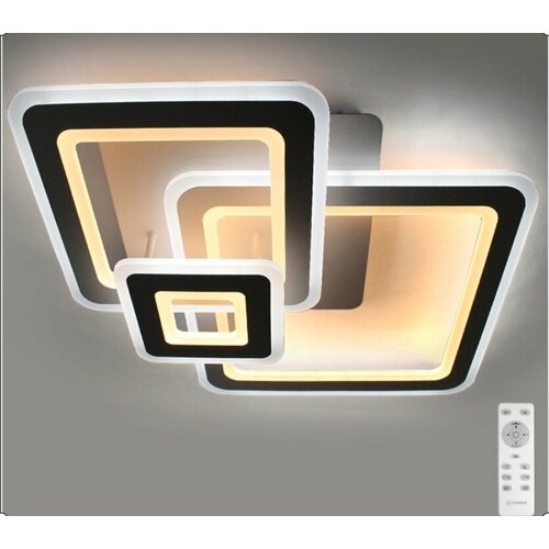 Светильник светодиодный управляемый накладной 124Вт 10788Лм IP44 600x600x150 белый TRIPLEX SQUARE 124W S-700/600-WHITE/WHITE-220-IP44MaySunУ0000003579