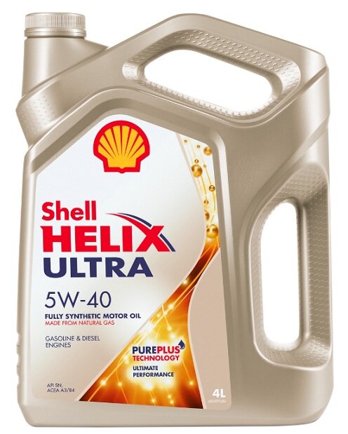 Масло моторное синтетическое Shell Helix Ultra 5W40 4л