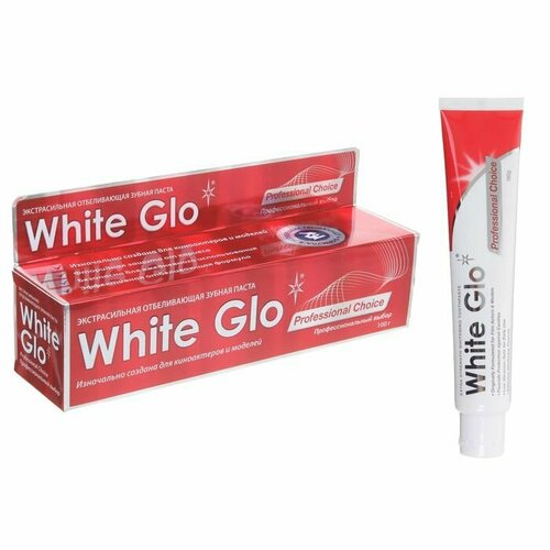 Отбеливающая зубная паста White Glo, «Профессиональный выбор», 100 г (комплект из 5 шт)