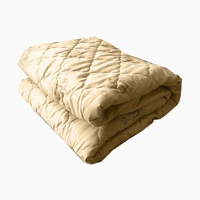 Одеяло многоигольная стежка Верблюжья шерсть 200х215 см 150 гр пэ конверт