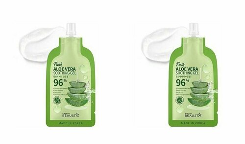 Гель для лица Beausta, Aloe Vera Soothing Gel, универсальный, 20 мл, 2 шт