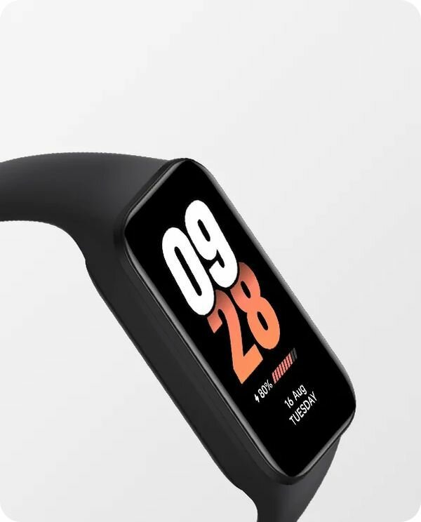 Фитнес-браслет Xiaomi Smart Band 8 Active, Глобальная версия, черный