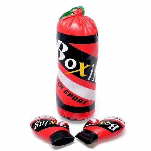 фото Детский боксёрский набор «крутой удар» (комплект из 3 шт) нет бренда