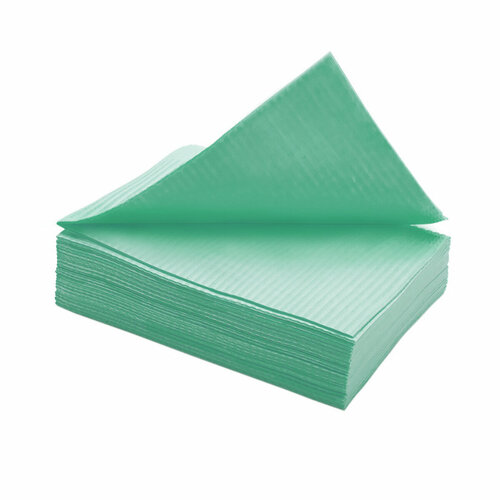 Салфетки медицинские бумажно-полиэтиленовые SMZ 33*45 зеленые