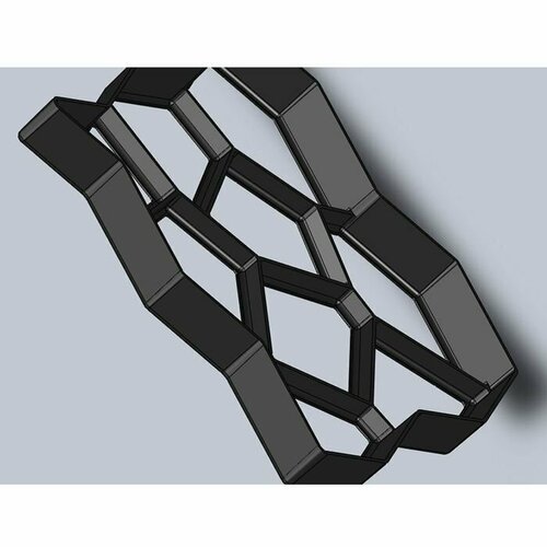 Форма для садовой дорожки 50 х 50 см черный комплект из 2 шт 2714₽