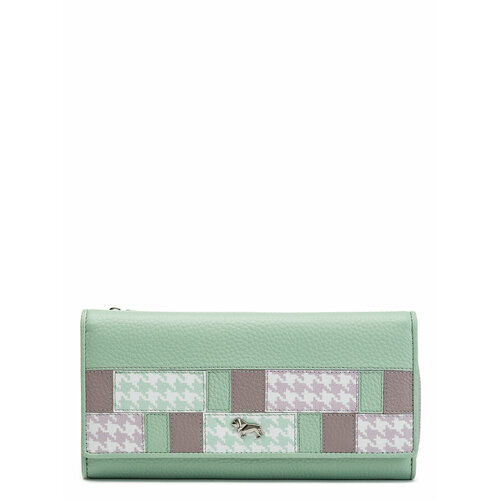 фото Кошелек labbra, бежевый, зеленый