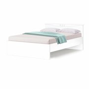Кровать Боровичи-мебель Мелисса 1600 Белый 00180