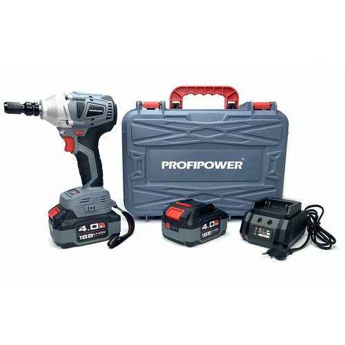 Бесщеточный аккумуляторный ударный гайковерт 330Нм 18В 4Ач 3500 обмин 1100000₽