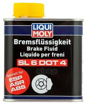 Жидкость Тормозная Bremsflussigkeit Sl6 Dot 4 (0,5Л) Liqui moly арт. 3086