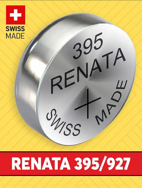 Батарейка R395 - Renata SR927SW (1 штука)