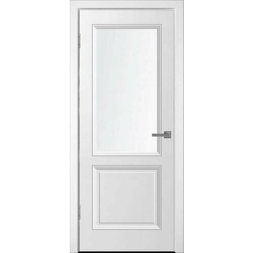Межкомнатная дверь (комплект) WanMark Уно-2 / ПО белая эмаль 80х200