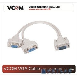Переходник VCOM VGA M -2 VGA F [VVG6530] - фото №11