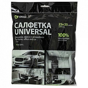 Салфетка микрофибра 320 г/м 30*30 (10шт) УПАК Grass - фото №4