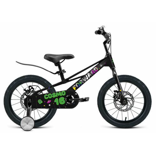 Детский велосипед Forward Cosmo 18 2023 18 Черный 110-125 см 1844000₽