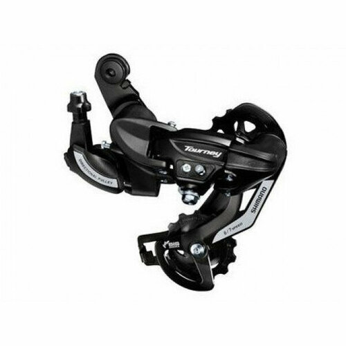 фото Переключатель задний shimano tourney rd-ty500, 7/8 ск, крепление (на болт) под петух (ardty500d)
