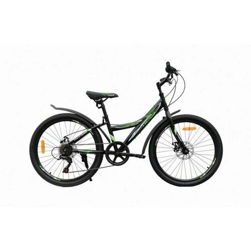 фото Велосипед горный stream travel 24”, рама 13” сталь, 7 скор, тормоза дисковые, щитки noname