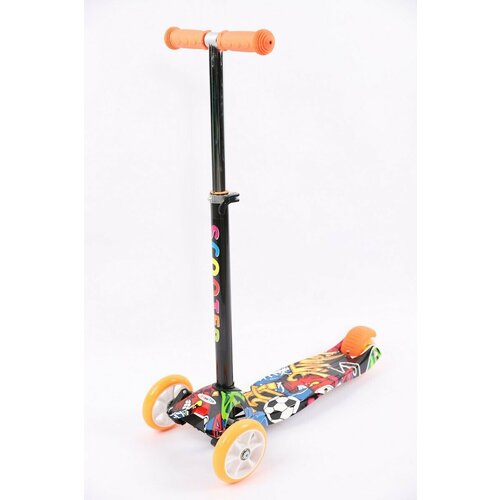 фото Самокат 3-х колесный, колеса pvc, 5 цветов optbaza