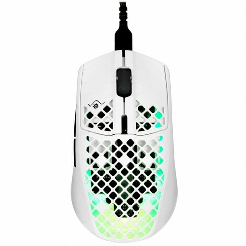 Мышь проводная Steelseries Aerox 3 Snow 62603 белый