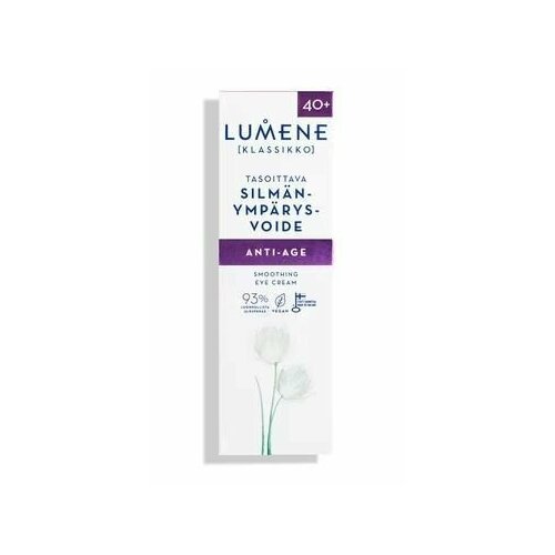 Lumene Крем для глаз CLASSIC Anti-Age 40+ разглаживающий с церамидами, растительными экстрактами и маслами 15 мл (из Финляндии)