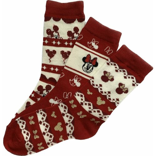 Носки Turkan, 3 пары, размер 36-41, белый, красный носки turkan 3 пары размер 41 красный