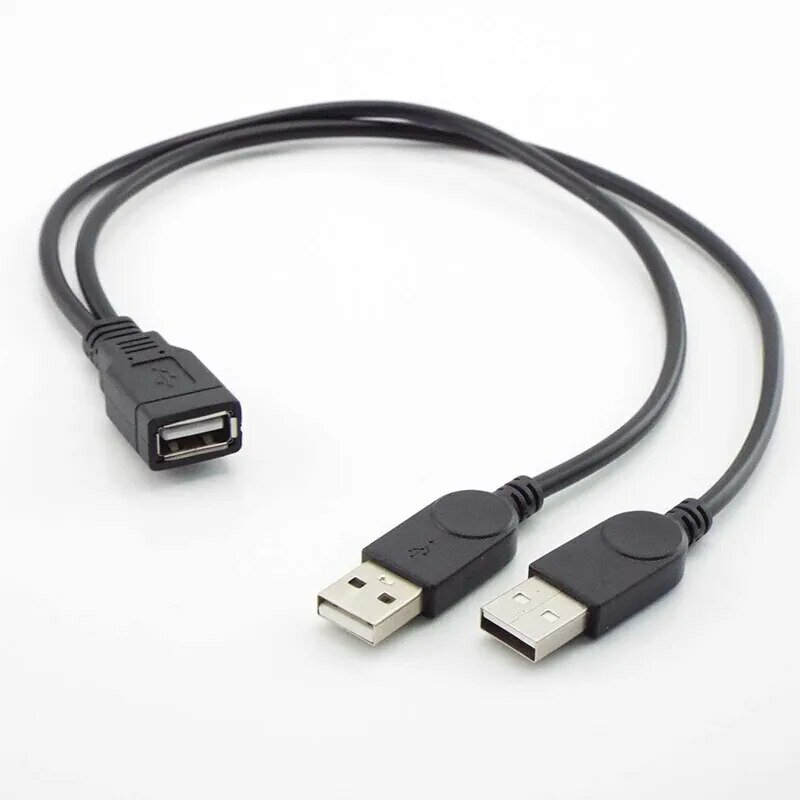 Кабель-удлинитель USB AF на два разъема USB AM