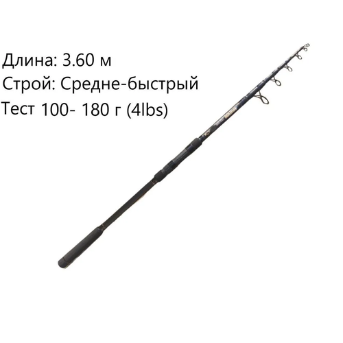 фото Удилище карповое телескопическое taifun telecarp 3.60м etovei