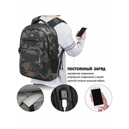 фото Carney road рюкзаки с usb повседневныймужские сумкирюкзак спортивный водооталкивающийрюкзак мужской городской