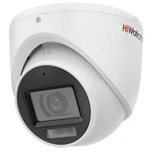 HiWatch Антивандальная камера видеонаблюдения HiWatch DS-T203A(B) (2.8 118° 2Мп BLC AoC встр. микро EXIR 30м/LED 20м IP67)