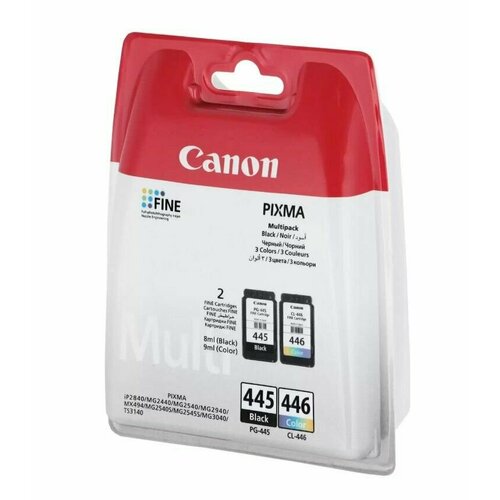 Картридж Canon PG-445/CL-446, черный, для струйного принтера картридж canon pg 445 cl 446 multipack 8283b004