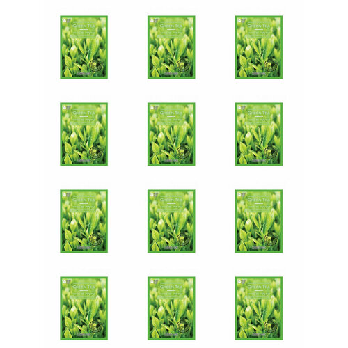 Маска для лица Lebelage, тканевая, с экстрактом зеленого чая, 12 уп