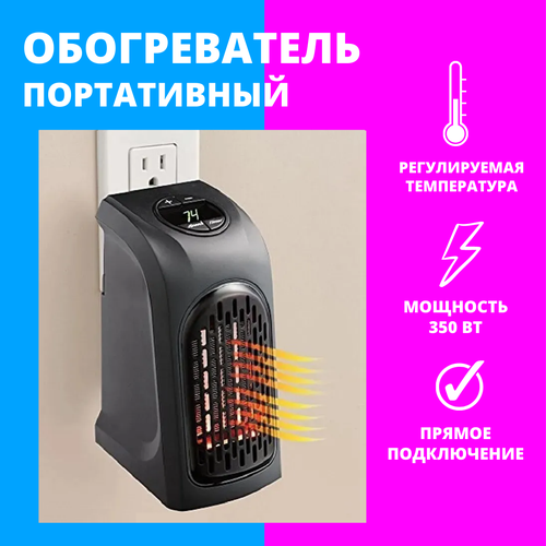 Компактный тепловентилятор Быстрое тепло Handy Heater2-скоростной вентилятор 100500₽