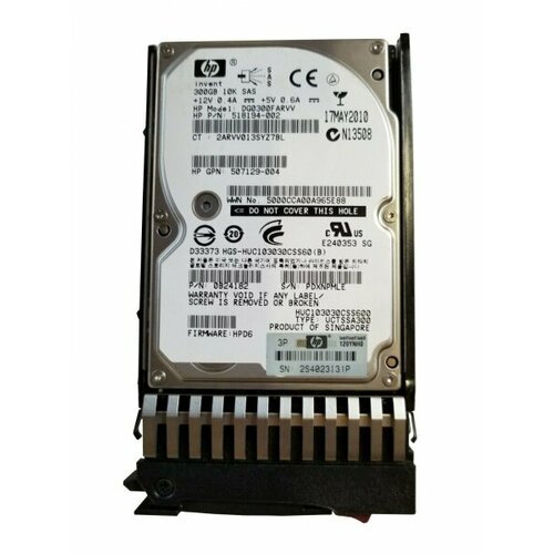 Жесткий диск HP 492620-S21 300Gb SAS 25 HDD 1173500₽