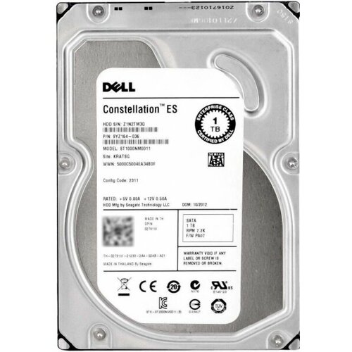Жесткий диск Dell 2T51W 1Tb SATAIII 35 HDD 2916500₽