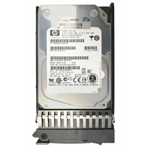 Жесткий диск HP CA07069-B20100CP 146Gb SAS 25 HDD 1194500₽