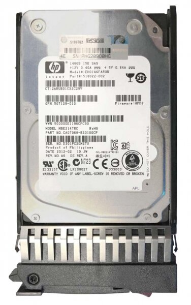Жесткий диск HP EH0146FARUB 146Gb SAS 2,5" HDD
