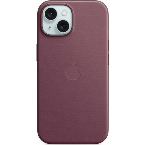 Apple Чехол iPhone 15 FineWoven Case с MagSafe, Mulberry (MT3E3)