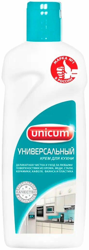 Unicum крем для чистки поверхностей Универсальный 380 мл - фотография № 9