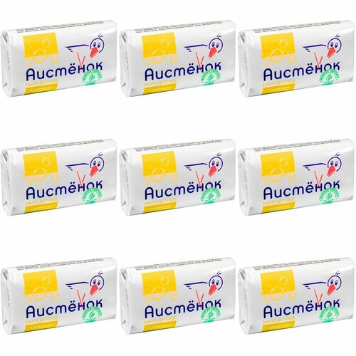 Аистёнок Мыло туалетное детское с молочными протеинами, 70 г, 9 шт/