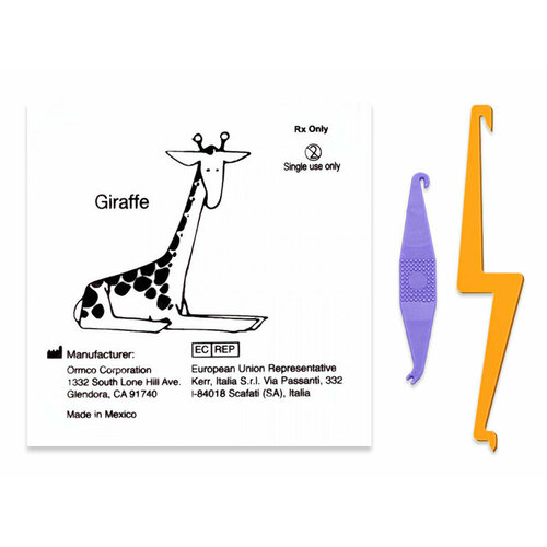 Ormco Giraffe резиновая тяга для брекетов Жираф 3/4" (19,1 мм) 3.5 Oz с крючками для фиксации