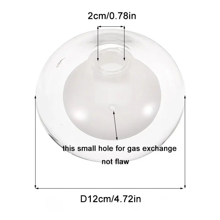 Стеклянный абажур Ball in Ball G9 белый D12cm