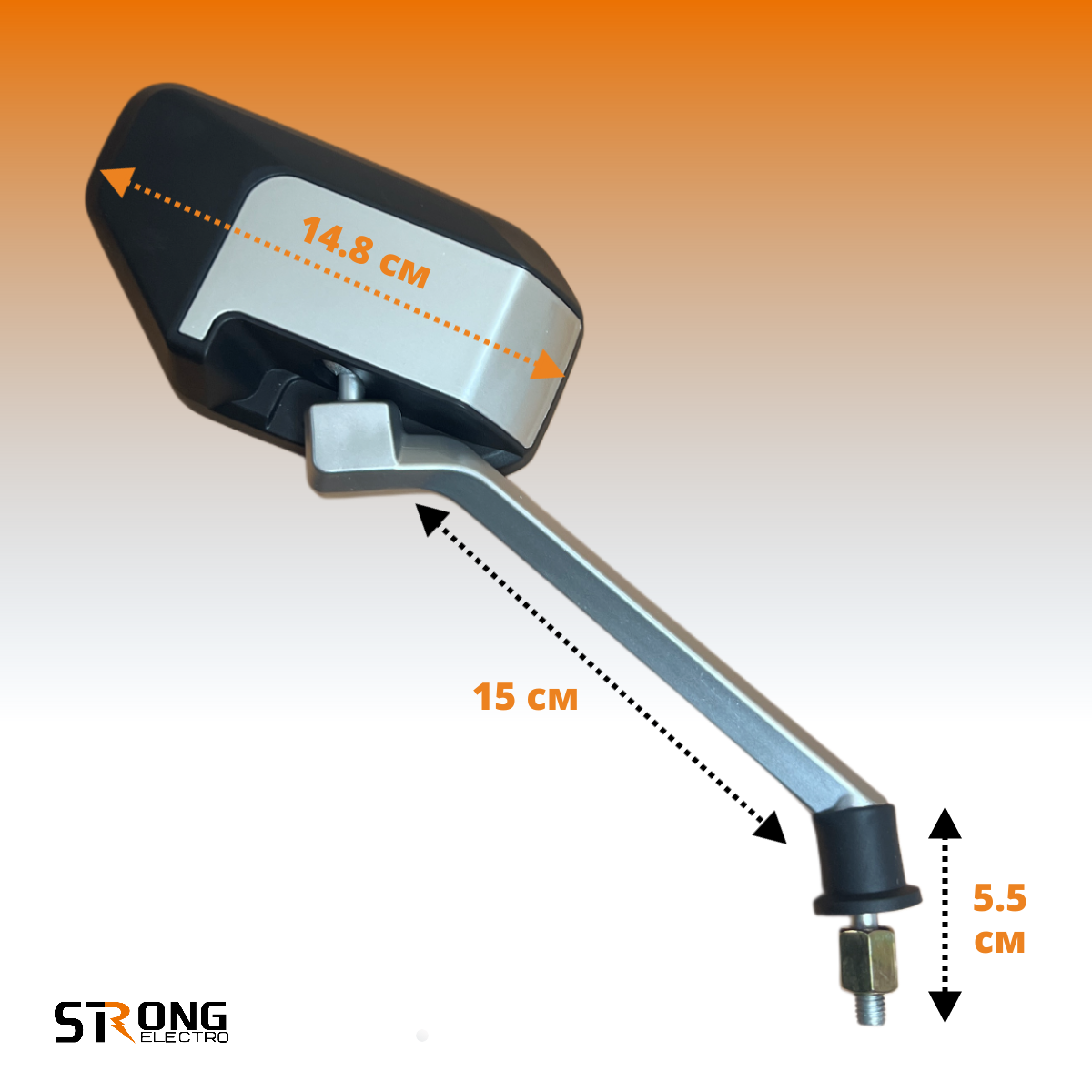 Изображение Универсальные зеркала заднего вида М8, для мотоциклов и электровелосипедов