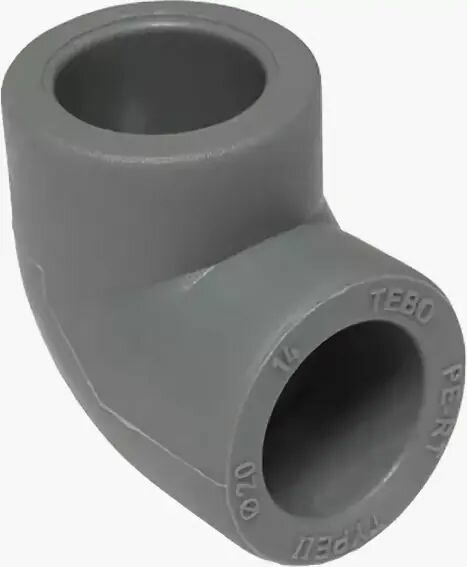 Угольник Tebo 016030103 90, 25 мм, серый